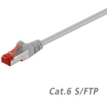 93571 ΚΑΛΩΔΙΟ Patch Cat.6 S/FTP (PiMF) Grey 3.00m