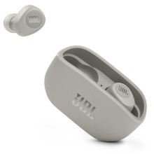 JBL Wave 100TWS In-ear Bluetooth Handsfree Ακουστικά με Θήκη Φόρτισης Ivory
